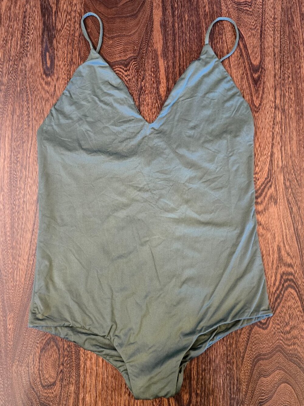 RARE Mai Everyday Bodysuit in the Color Light Olive Green in a Size XL